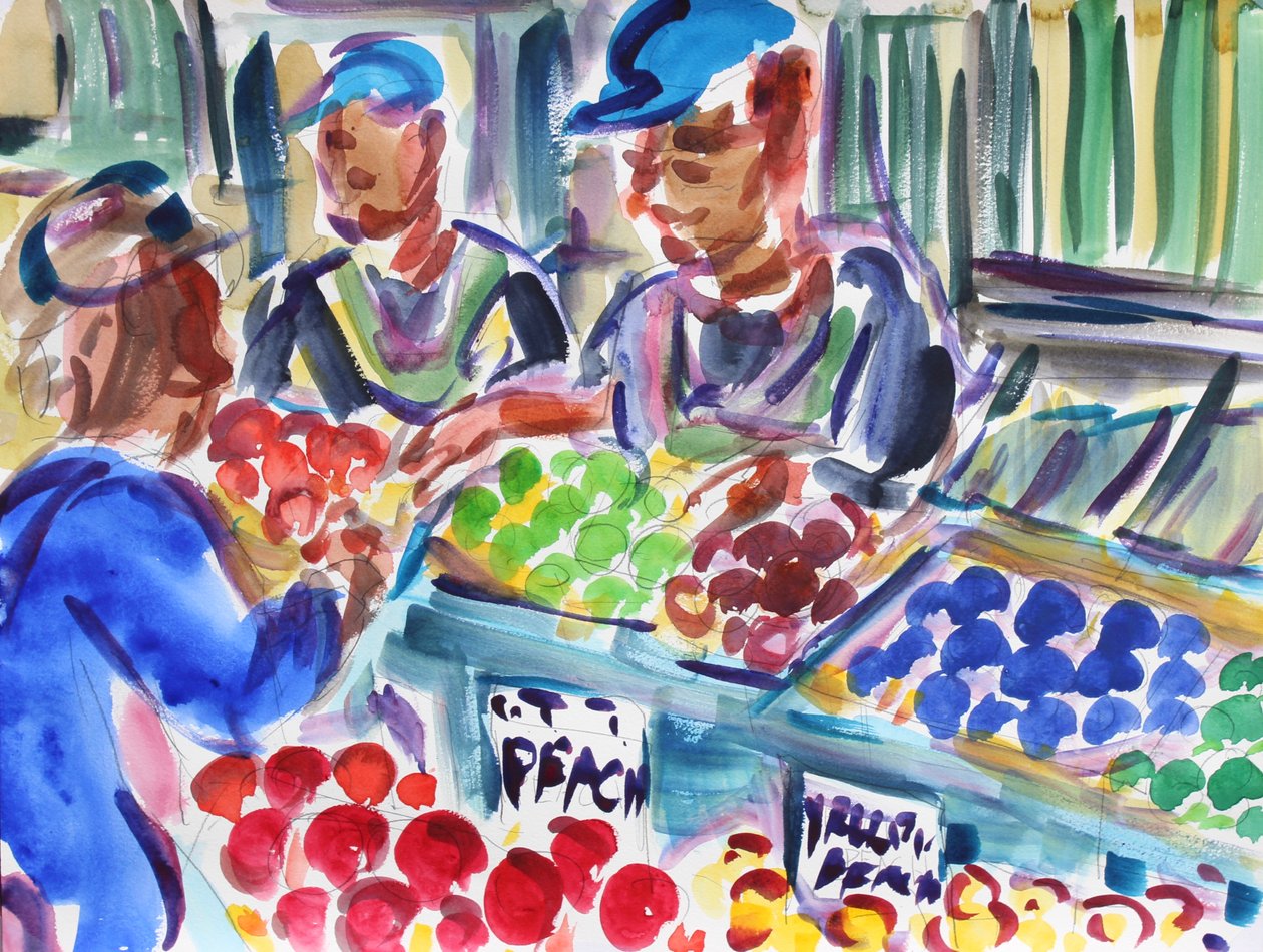 Fruit Sellers, 2020 作者 理查德·福克斯