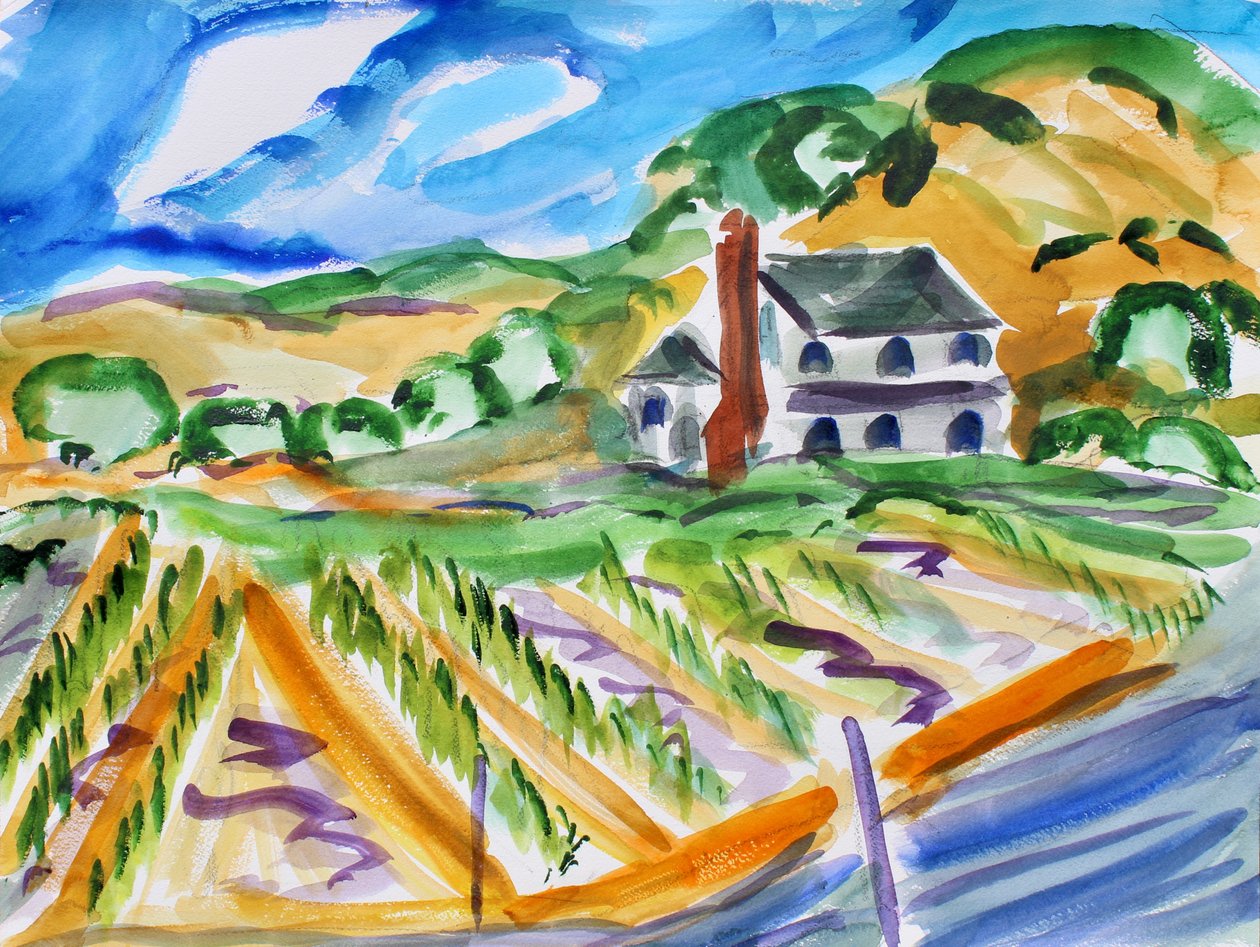 House on Dealy Lane, Napa, 2018 作者 理查德·福克斯