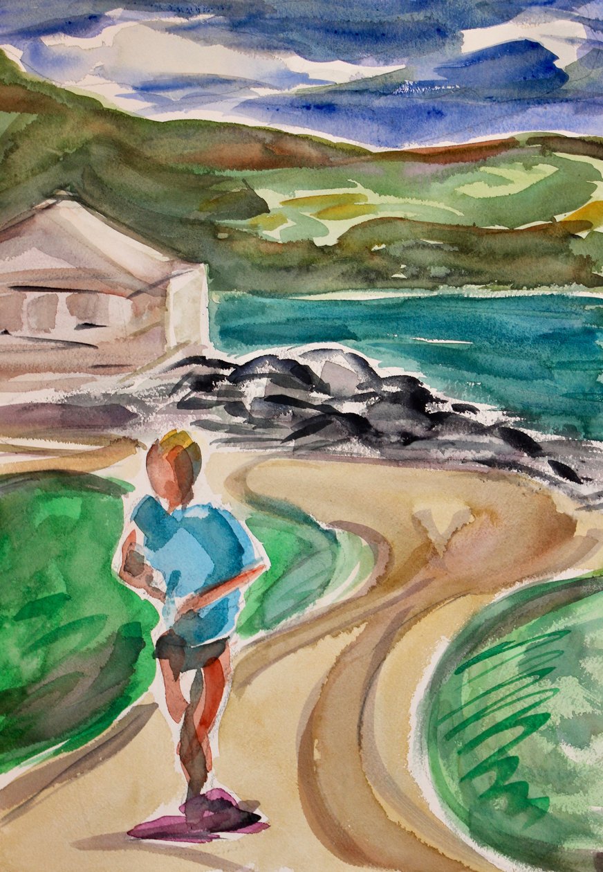 Jogger, Tiburon, 2017 作者 理查德·福克斯
