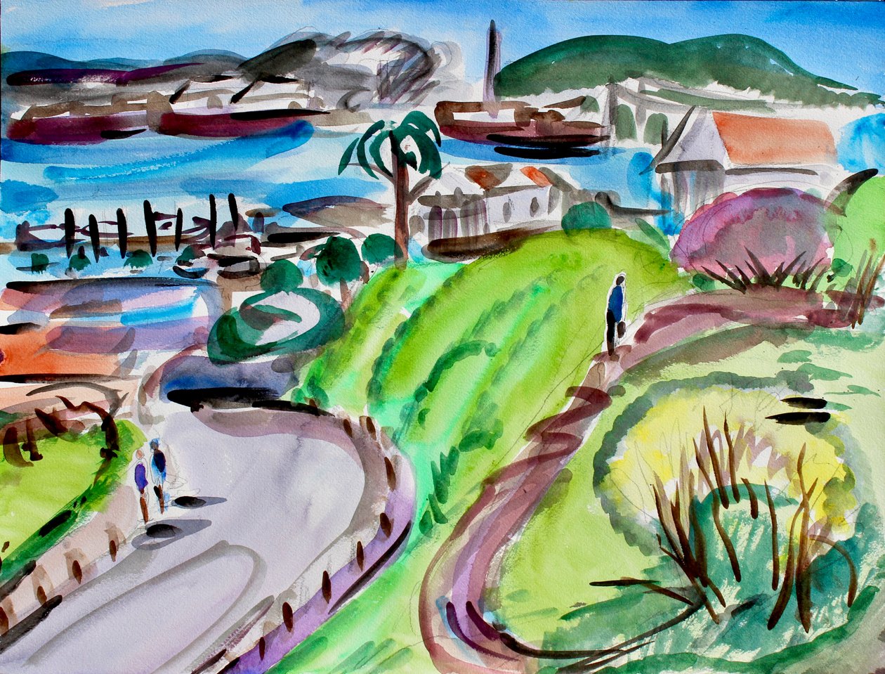 Overlooking the Bay, 2018 作者 理查德·福克斯