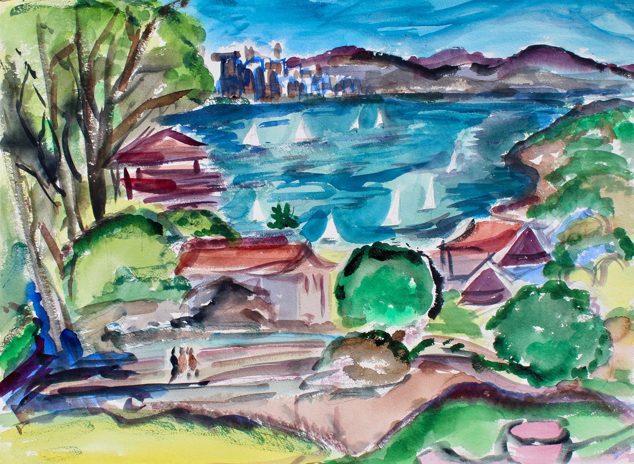 San Francisco Bay from Tiburon, 2018 作者 理查德·福克斯