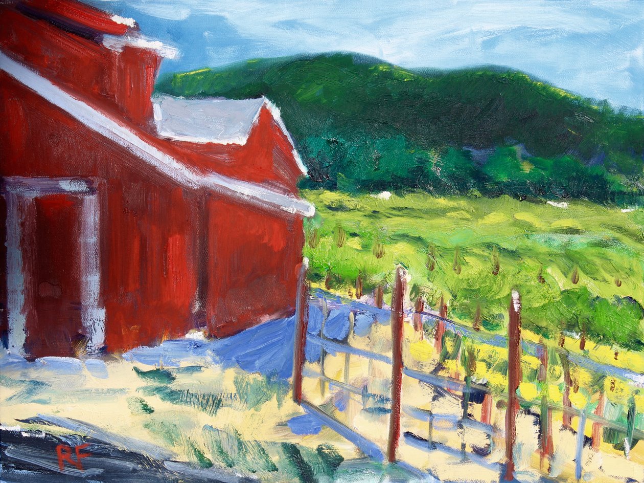 The Red Barn, Napa, 2019 作者 理查德·福克斯