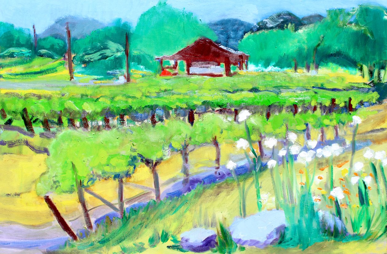 Vineyard on Zinfandel Lane, Napa, 2019 作者 理查德·福克斯