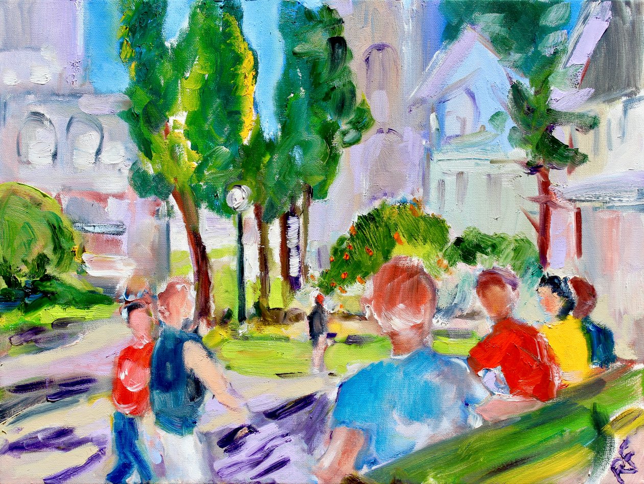 Washington Square Park, San Francisco, 2018 作者 理查德·福克斯
