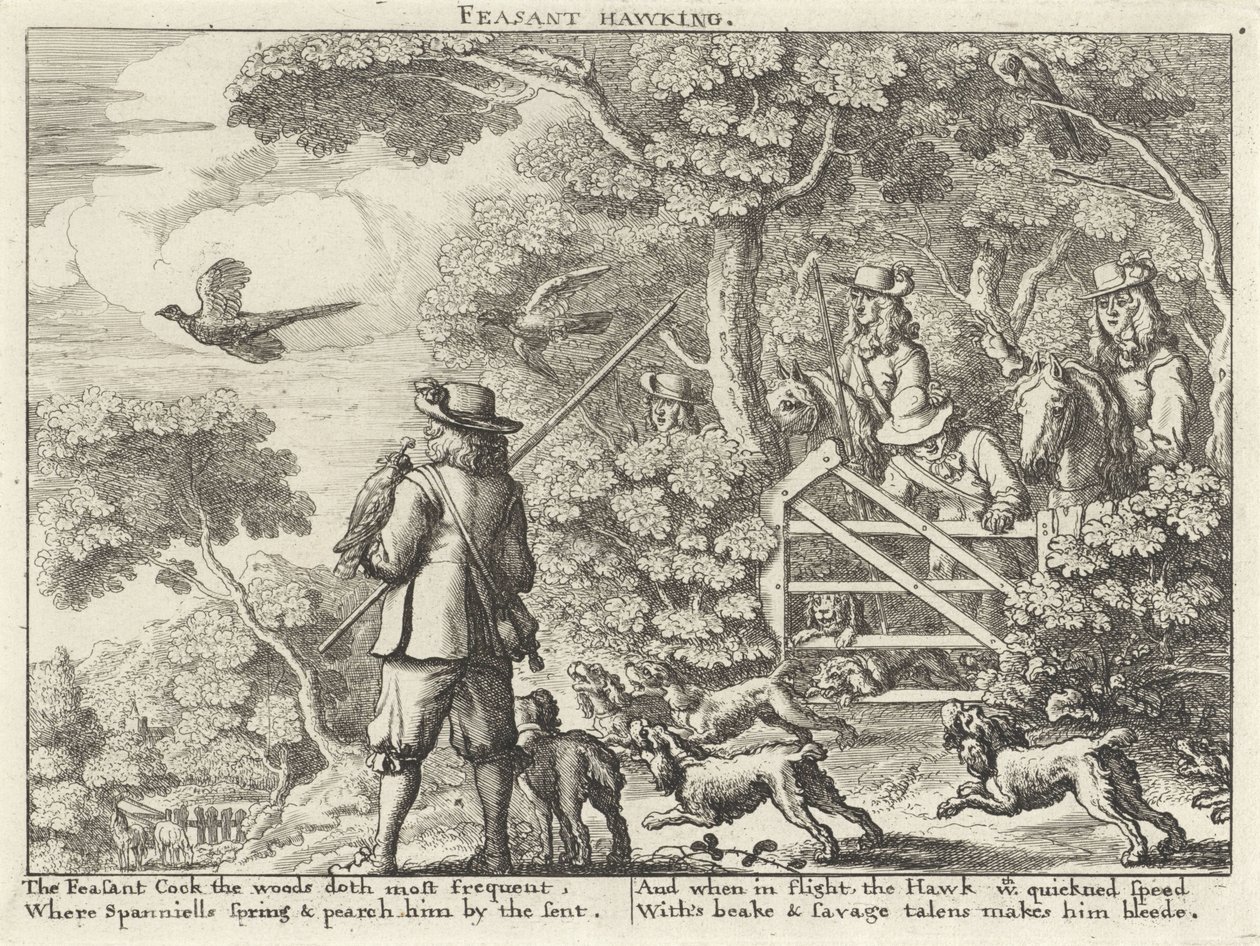 Valkenjacht op fazanten
肥胖的霍金（物体上的标题）
Jachtpartijen （系列标题）
根据英国方式进行狩猎、捕鹰和捕鱼的几种方法（系列标题） 作者 理查德·盖伍德（可能）