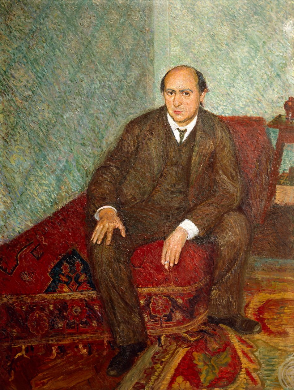 奥地利，维也纳，奥地利作曲家 Arnold Schonberg (1874-1951) 的肖像（绘画） 作者 理查德格斯特尔