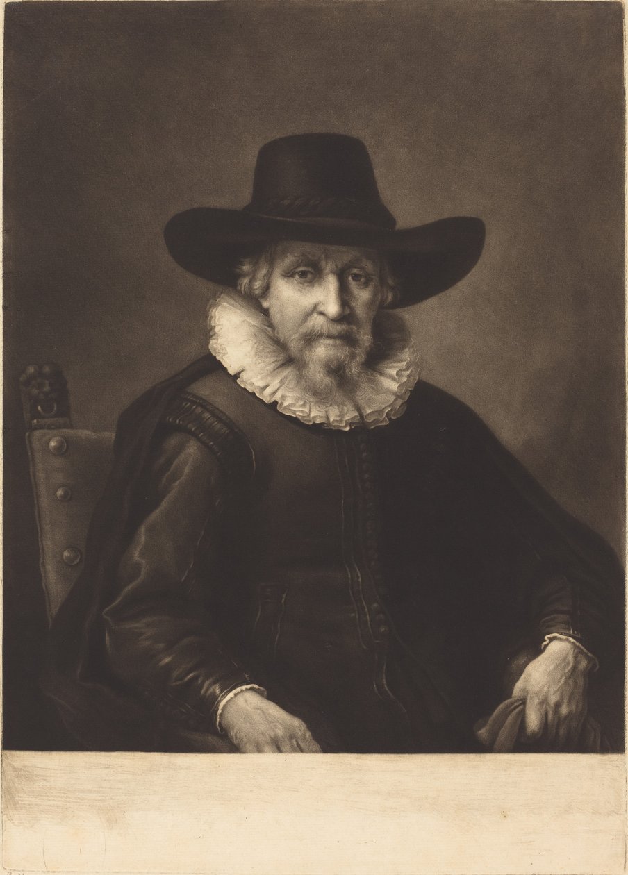 城堡管理员 作者 伦勃朗·范·莱恩 (Rembrandt van Rijn) 之后的理查德·休斯顿