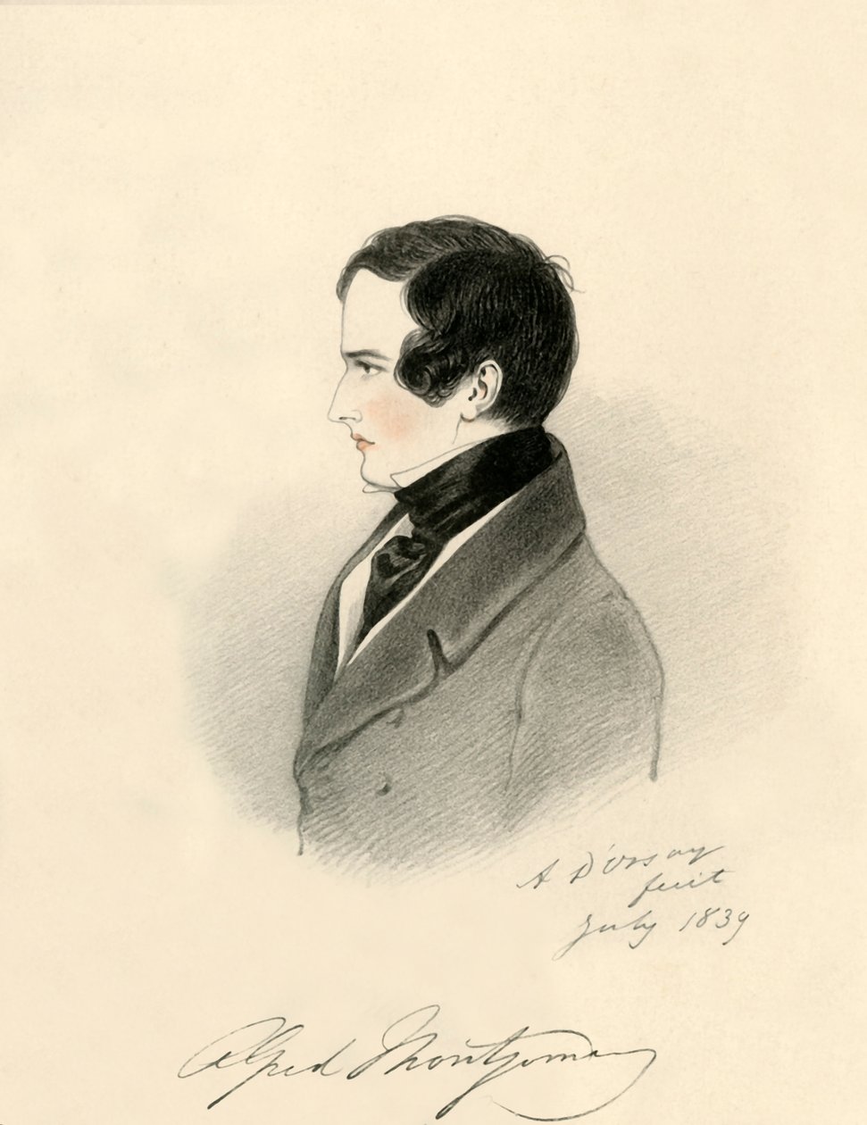 阿尔弗雷德·蒙哥马利（Alfred Montgomery），1839年。 作者 理查德·詹姆斯·莱恩