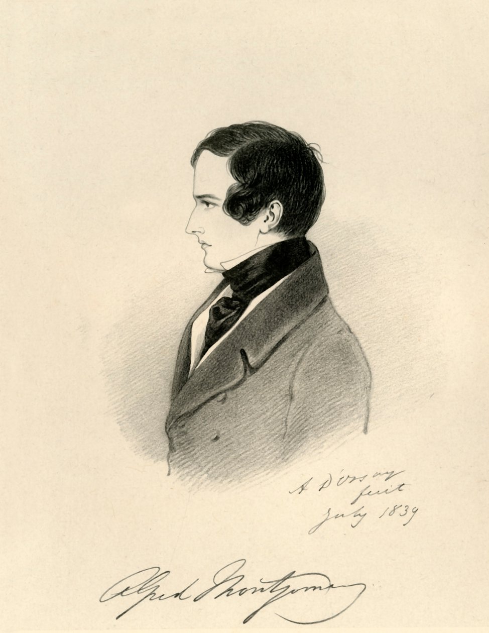 阿尔弗雷德·蒙哥马利（Alfred Montgomery），1839年。 作者 理查德·詹姆斯·莱恩