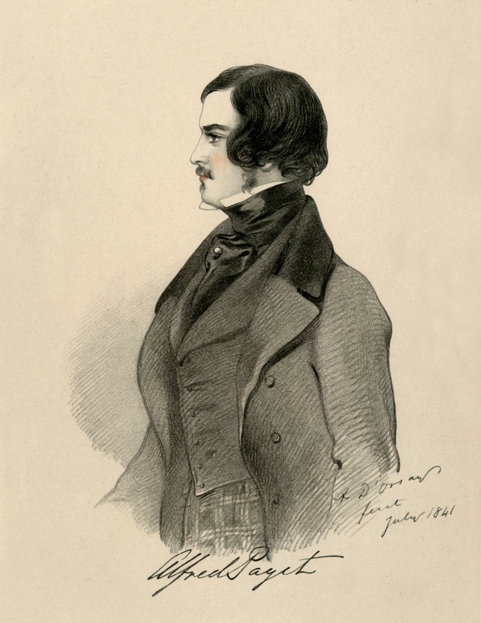 阿尔弗雷德·佩吉特（Alfred Paget），1841年。 作者 理查德·詹姆斯·莱恩