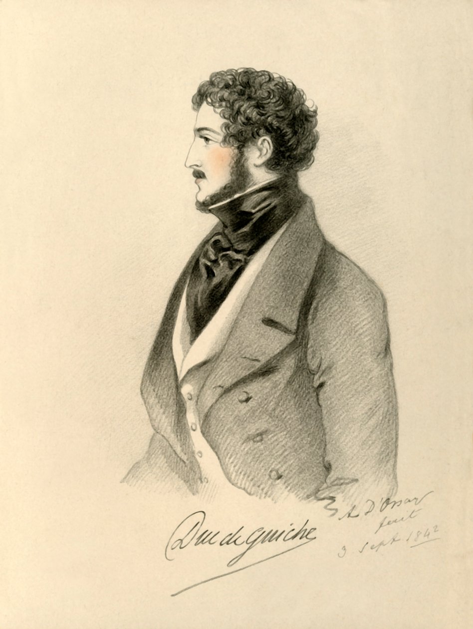 Duc de Guiche, 1842.  作者 理查德·詹姆斯·莱恩