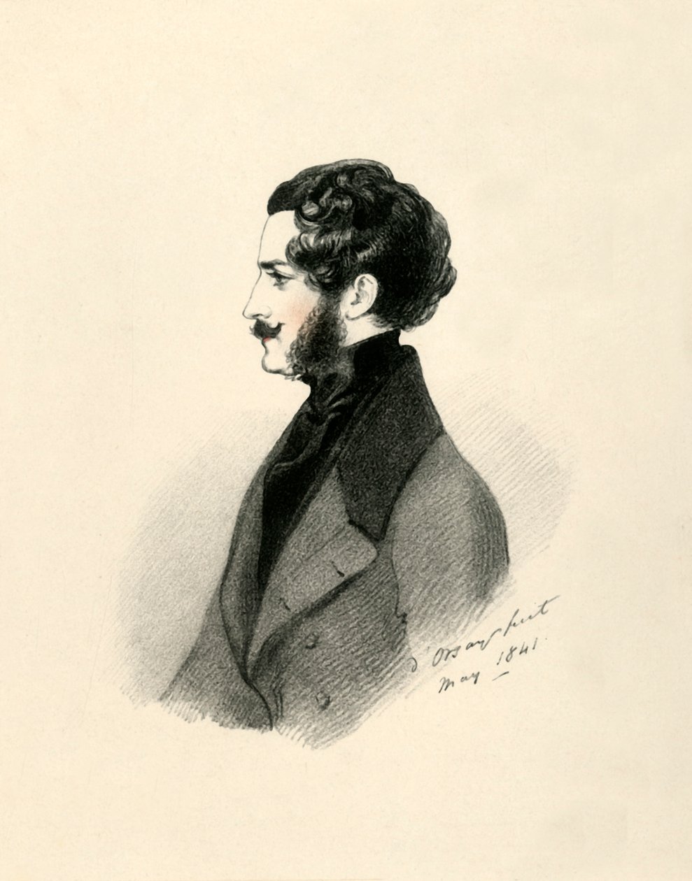 埃德蒙·圣约翰·米尔德梅（Edmund St John Mildmay），1841年。 作者 理查德·詹姆斯·莱恩