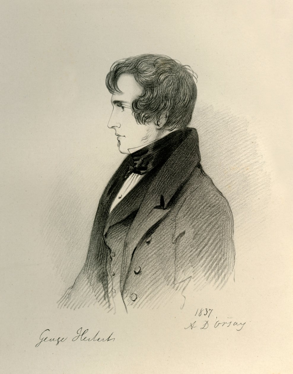 乔治·赫伯特（George Herbert），1837年。 作者 理查德·詹姆斯·莱恩