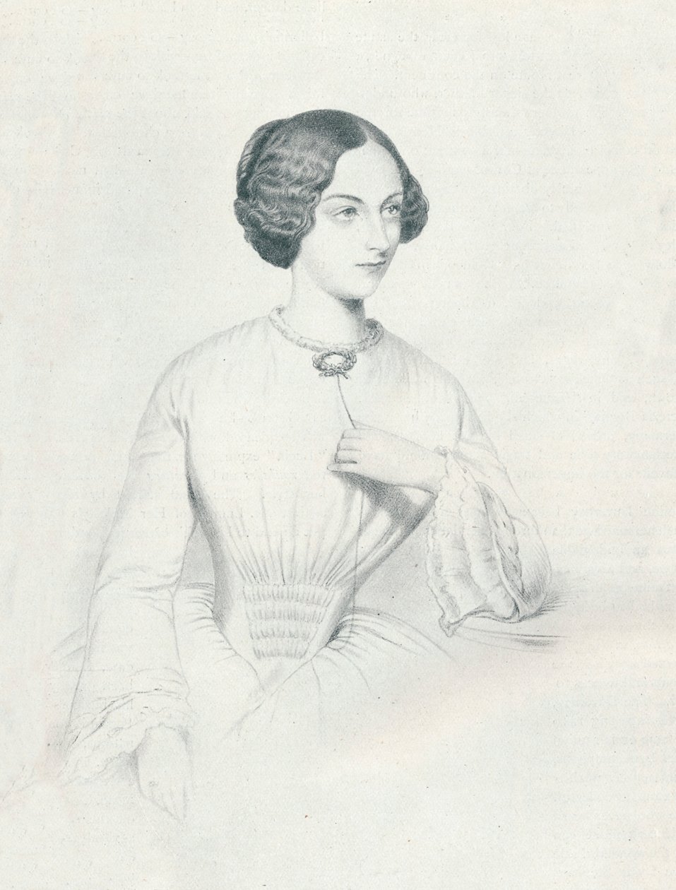 约翰娜·瓦格纳（Johanna Wagner），1852年 作者 理查德·詹姆斯·莱恩