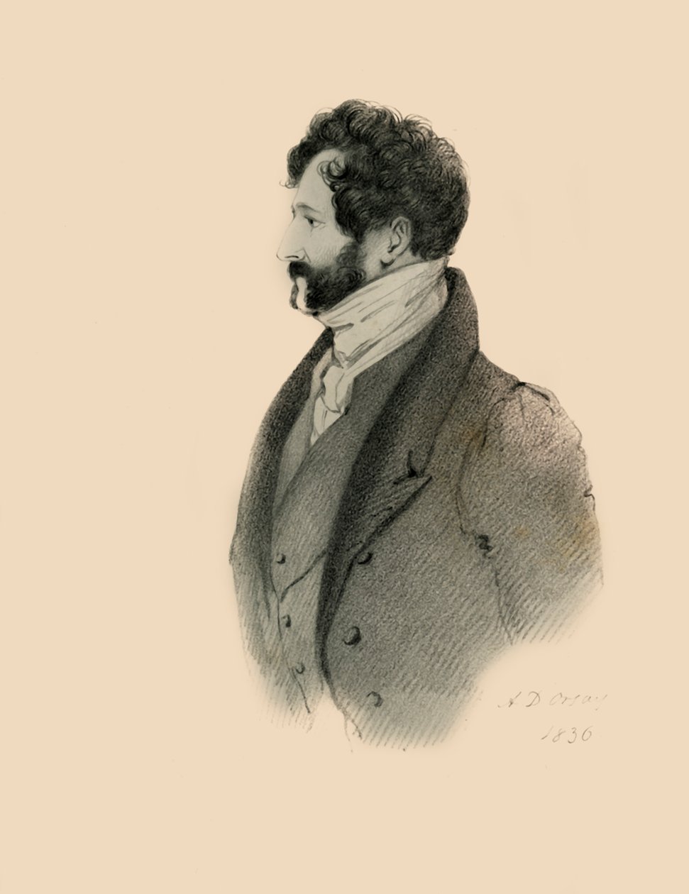 林肯·斯坦霍普（Lincoln Stanhope），1836年。 作者 理查德·詹姆斯·莱恩