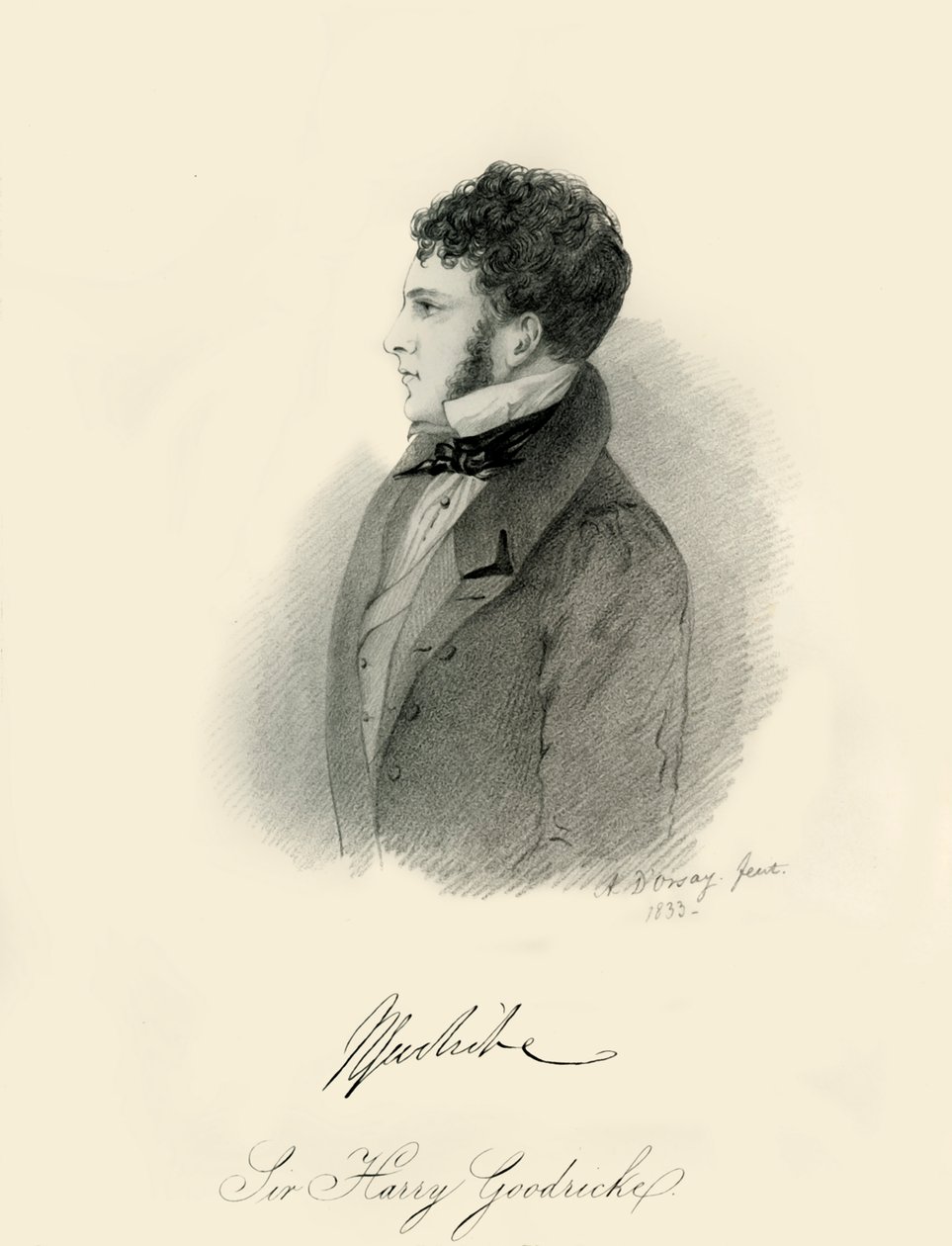 哈里·古德里克爵士（Harry Goodricke），1833年。 作者 理查德·詹姆斯·莱恩