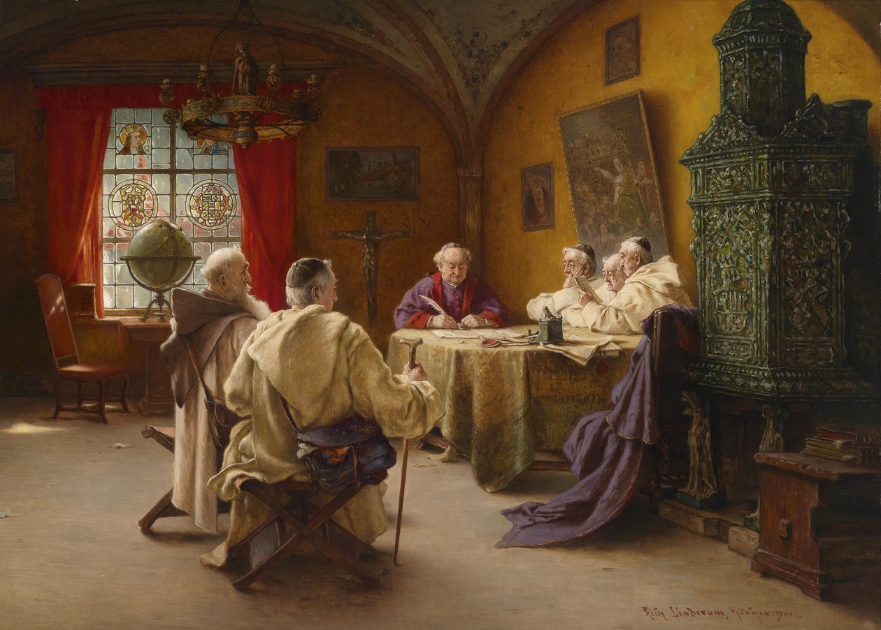 Schreibstube im Kloster 作者 理查德·林德勒姆