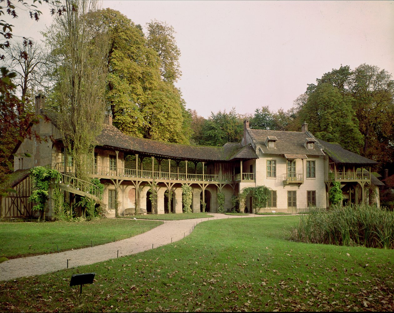 玛丽 - 安托瓦内特（1755-93）的Hameau，建于1783-86 作者 理查德·米克