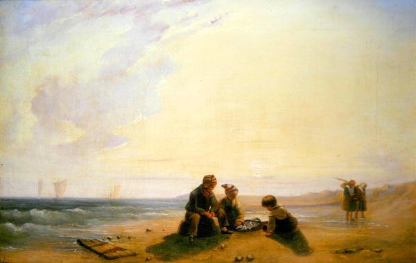 法国海岸风光 作者 Richard Parkes (attr. To) Bonington