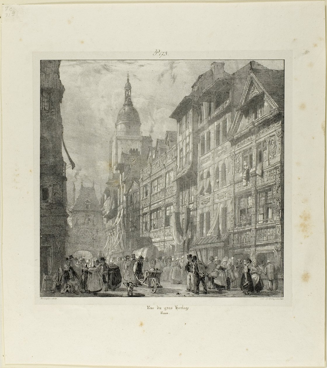 Rue du Gros Horloge 作者 理查德·帕克斯·博宁顿