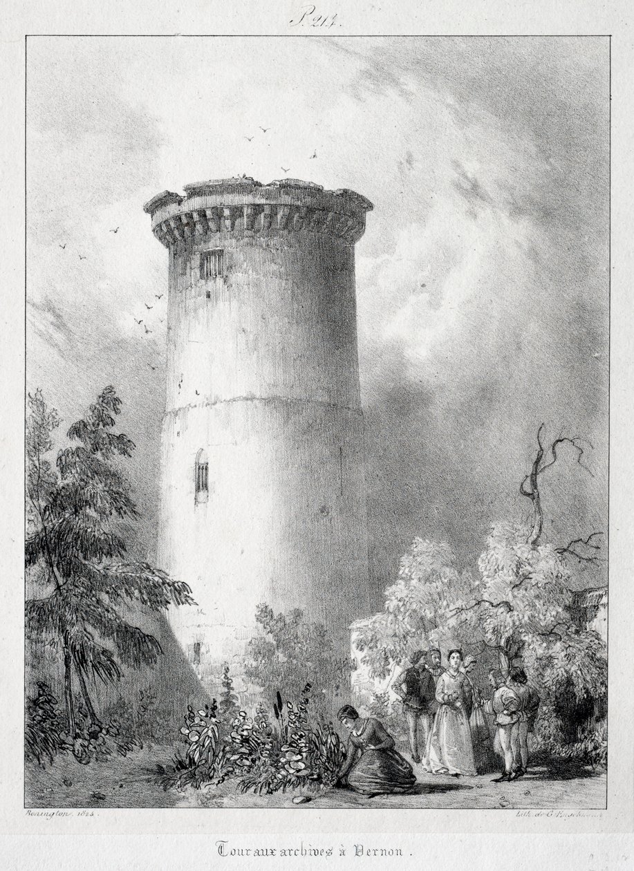 1824年，在古老的法国诺曼底（Normandy）进行了如画的浪漫之旅。 作者 理查德·帕克斯·博宁顿
