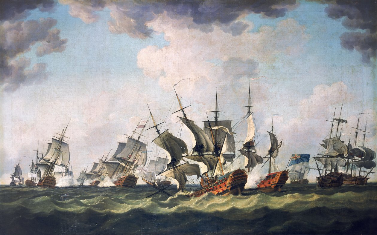 基伯龙湾战役，1759 年 11 月 20 日（油画） 作者 理查德·佩顿