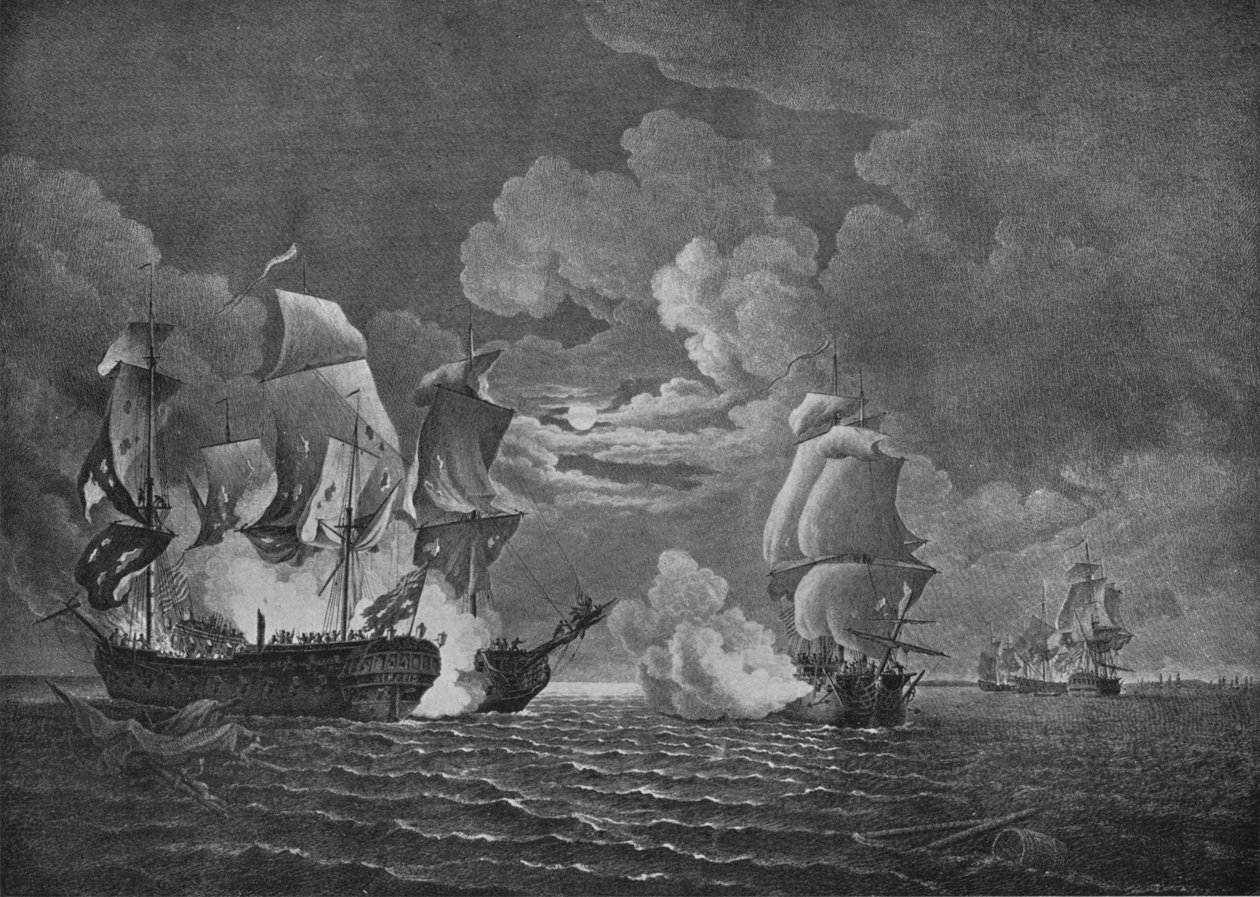 保罗·琼斯的胜利，c1780年 作者 理查德·佩顿