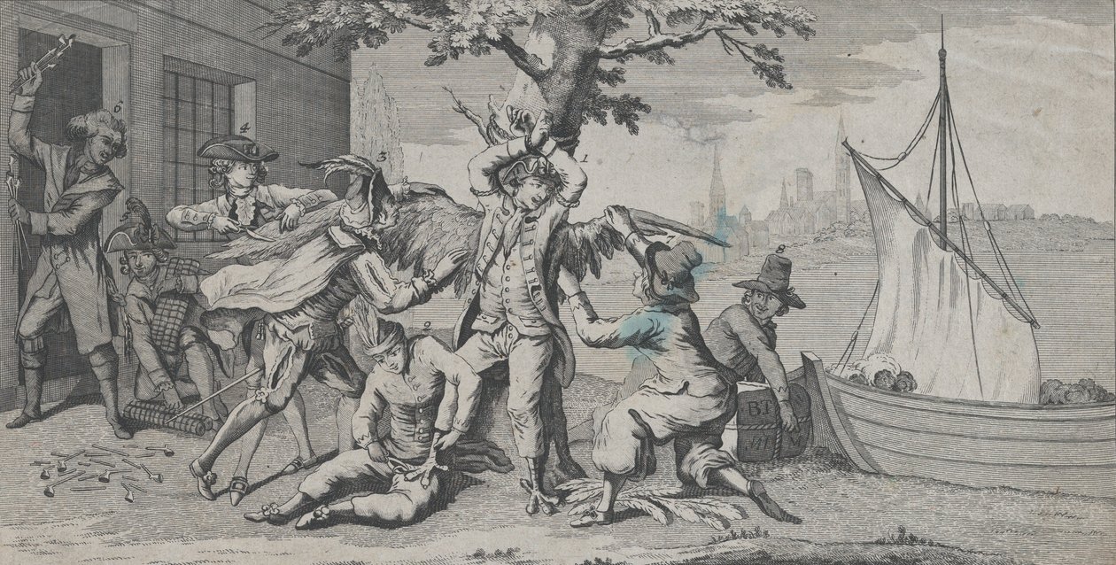 Va de Bon Coeur, 献给英国海军司令部的长官，由美国国会的一位议员撰写......, 1778年。 作者 理查德·珀塞尔（Richard Purcell）