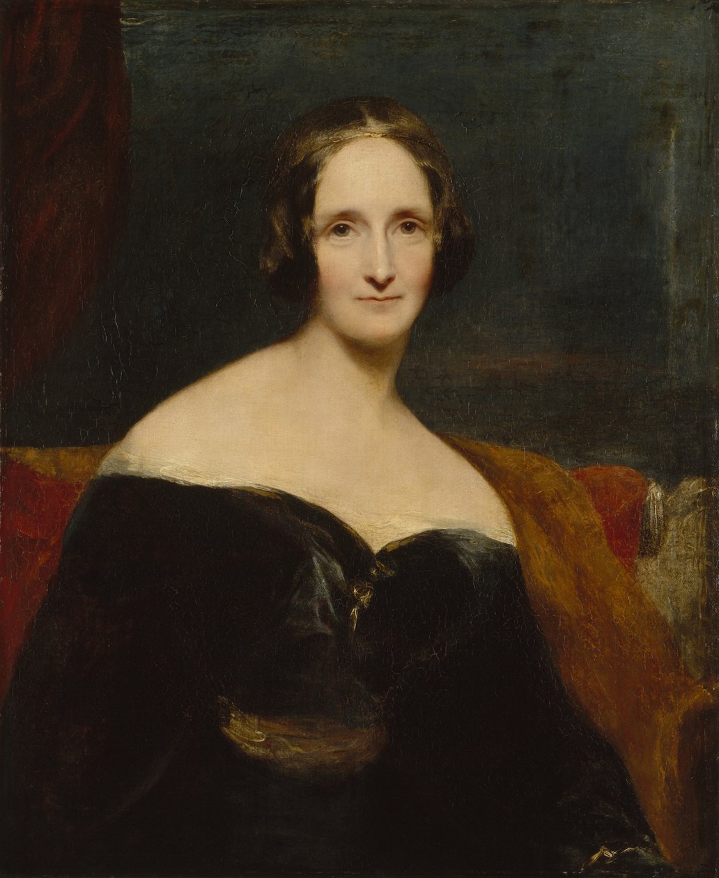 玛丽·雪莱（Mary Shelley），1840年 作者 理查德·罗斯威尔