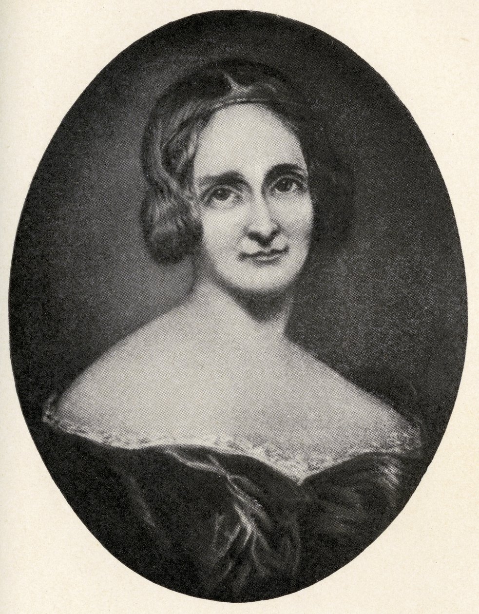Mary Wollstonecraft Shelley（1797-1851）插图从&39;小旅程到着名女性的家园&39;，1897年出版 作者 理查德·罗斯威尔