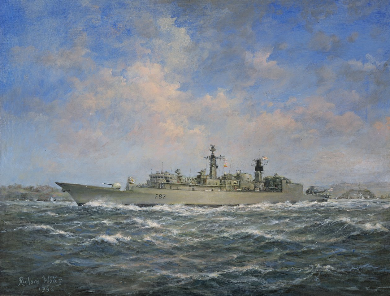 HMS Chatham Type 22（Batch 3）Frigate，1996 作者 理查德威利斯