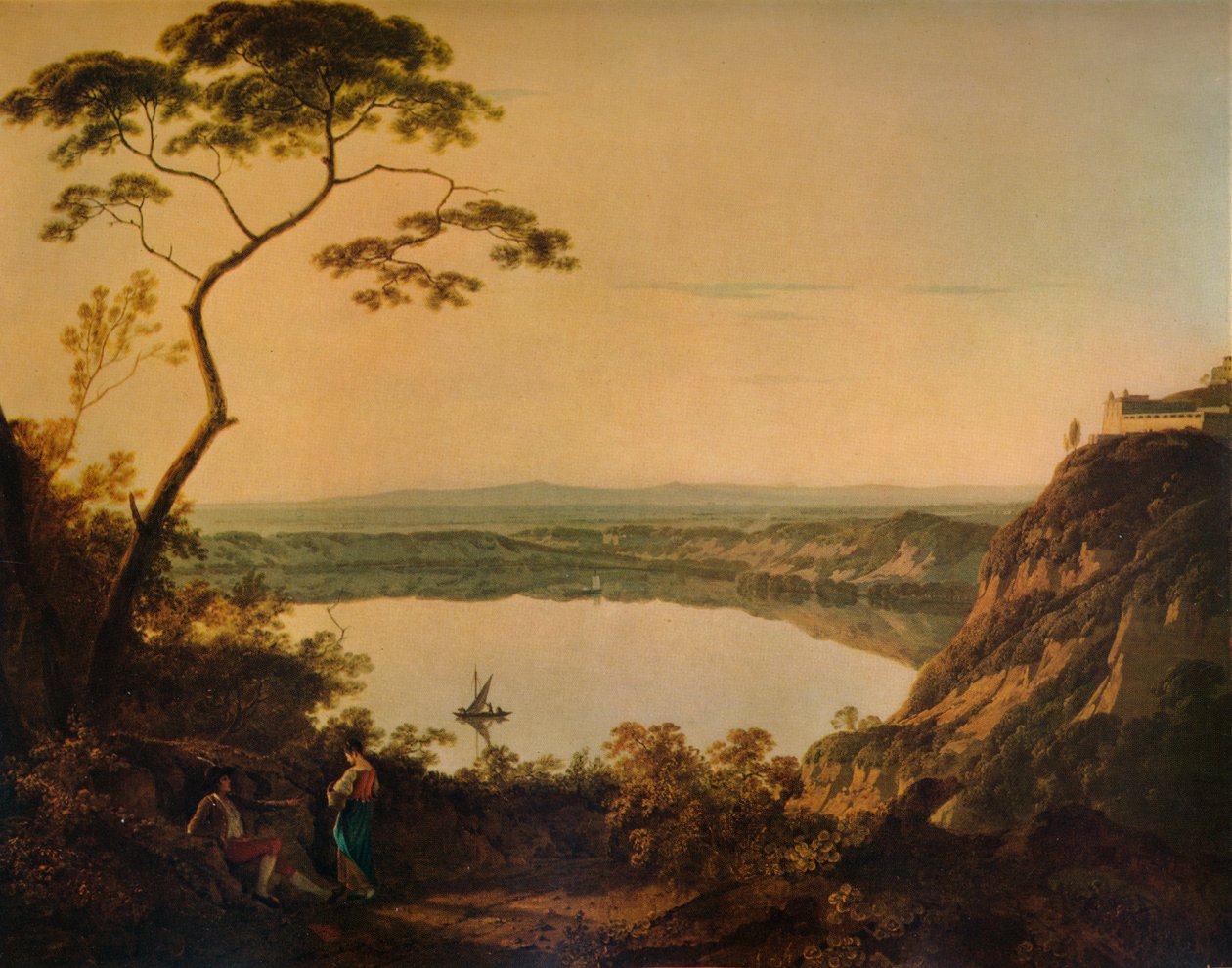 内米湖（c1761），1938年 作者 理查德·威尔逊