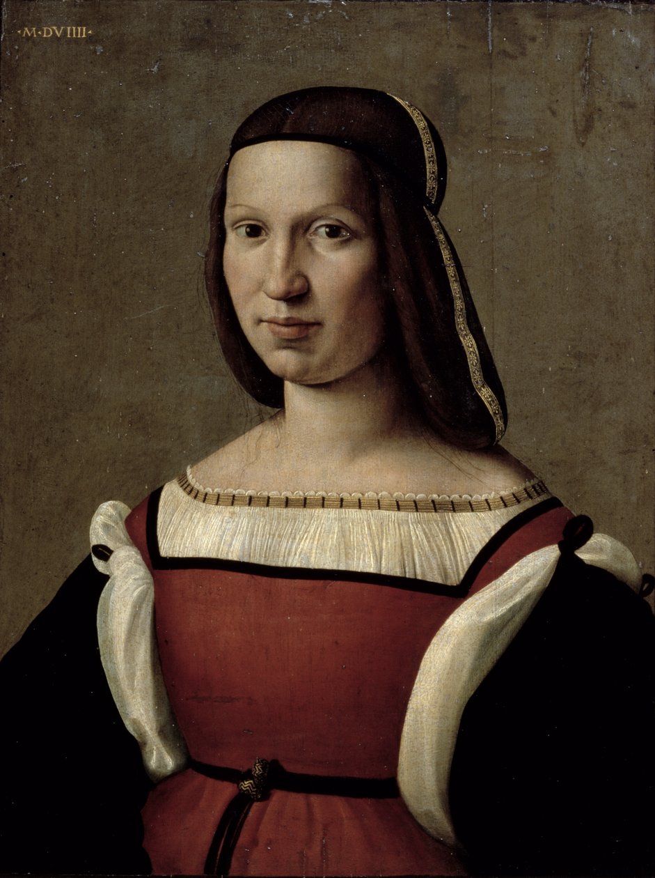 一个女人的肖像，1509 作者 里多尔福（Il Ghirlandaio）