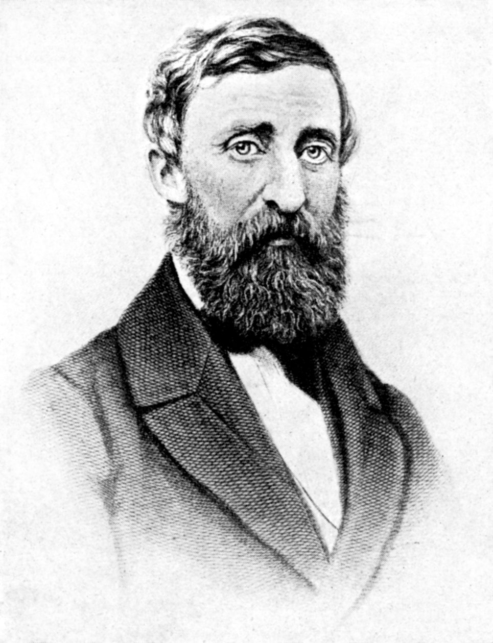 美国自然作家亨利·大卫·梭罗（Henry David Thoreau），1923年。 作者 Rischgitz系列
