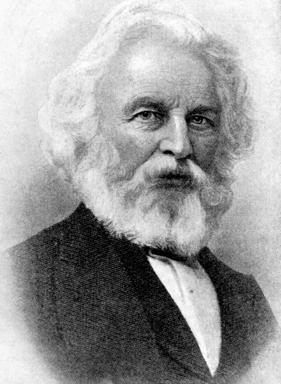 亨利·朗费罗（Henry W.Longfellow），新英格兰诗人，1923年。 作者 Rischgitz系列