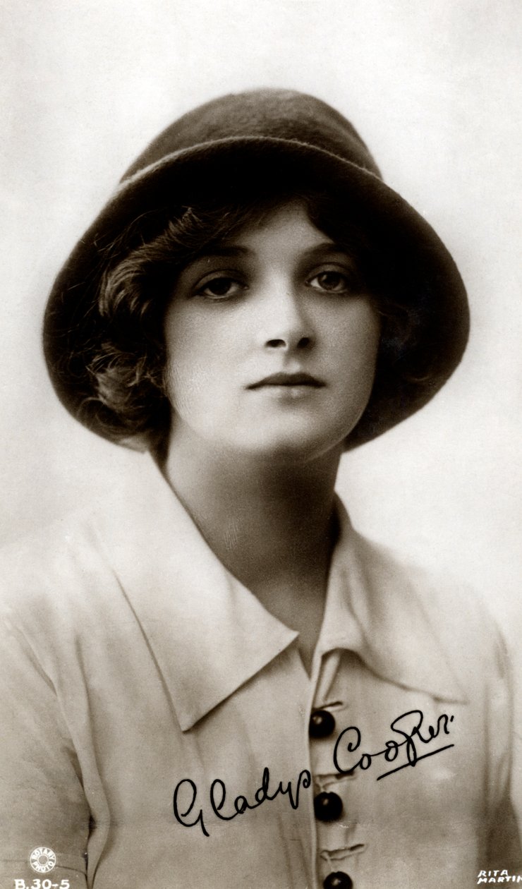 Gladys Cooper 1888-1971，英国女演员，二十世纪初。 作者 丽塔·马丁（Rita Martin）