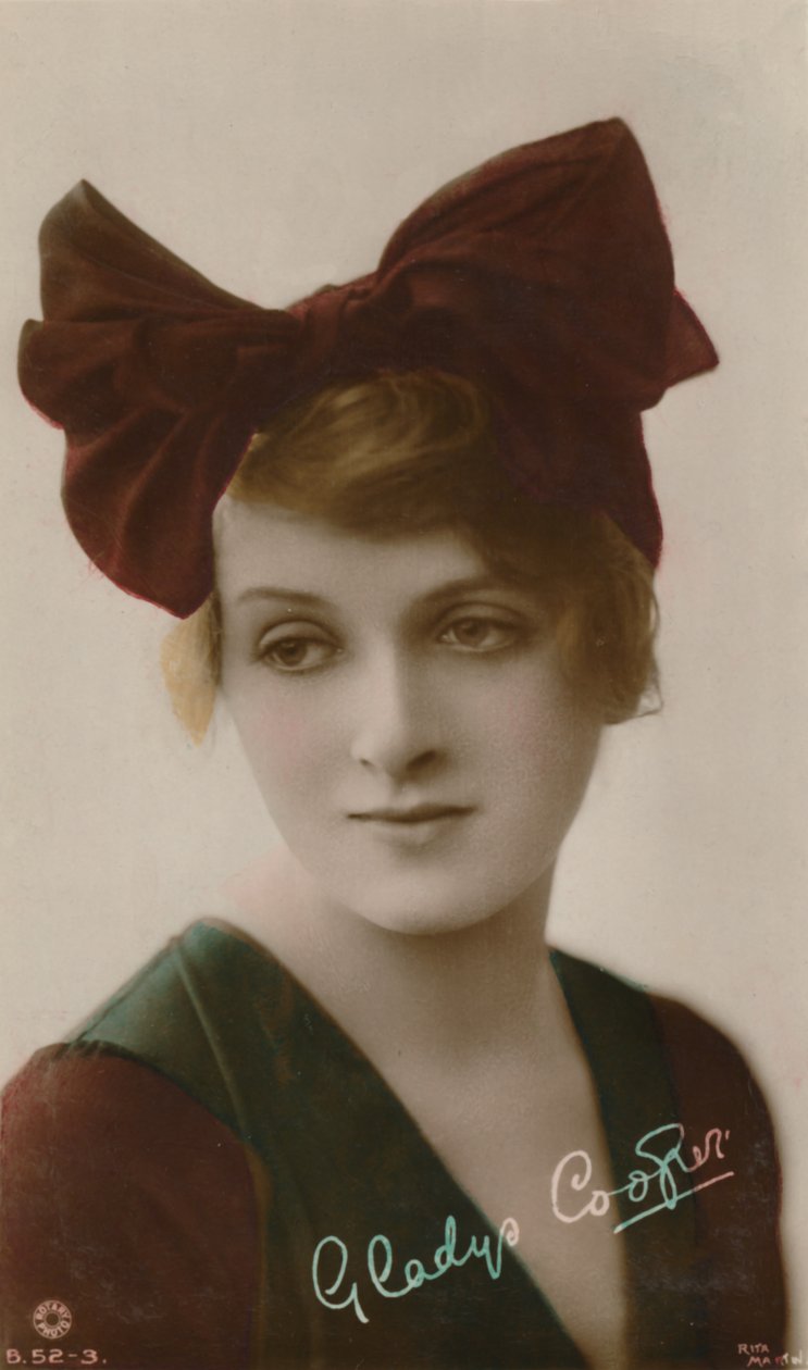 格拉迪斯·库珀（Gladys Cooper），1888-1971年，c1930 作者 丽塔·马丁（Rita Martin）