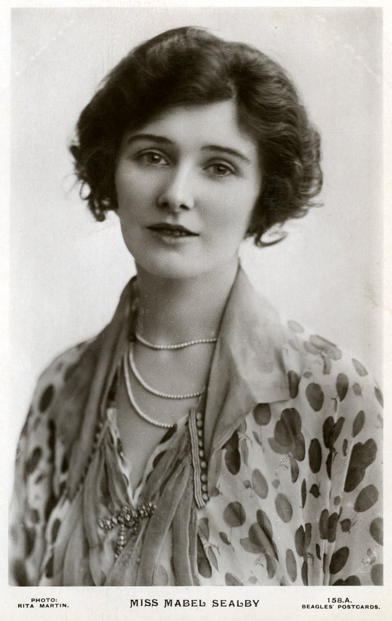英国女演员Mabel Sealby，c1900s-c1910s。 作者 丽塔·马丁（Rita Martin）