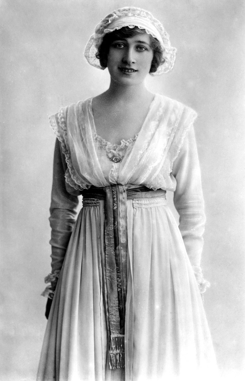 菲利斯·戴尔（Phyllis Dare），1890-1975年，英国女演员，1900年代。 作者 丽塔·马丁（Rita Martin）
