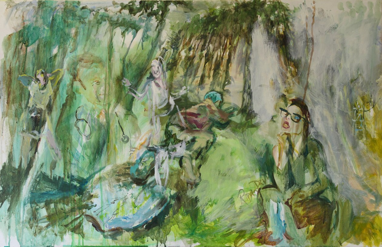 黄玉狙击手》，2015 年（水彩画） 作者 罗布·D·戴维斯