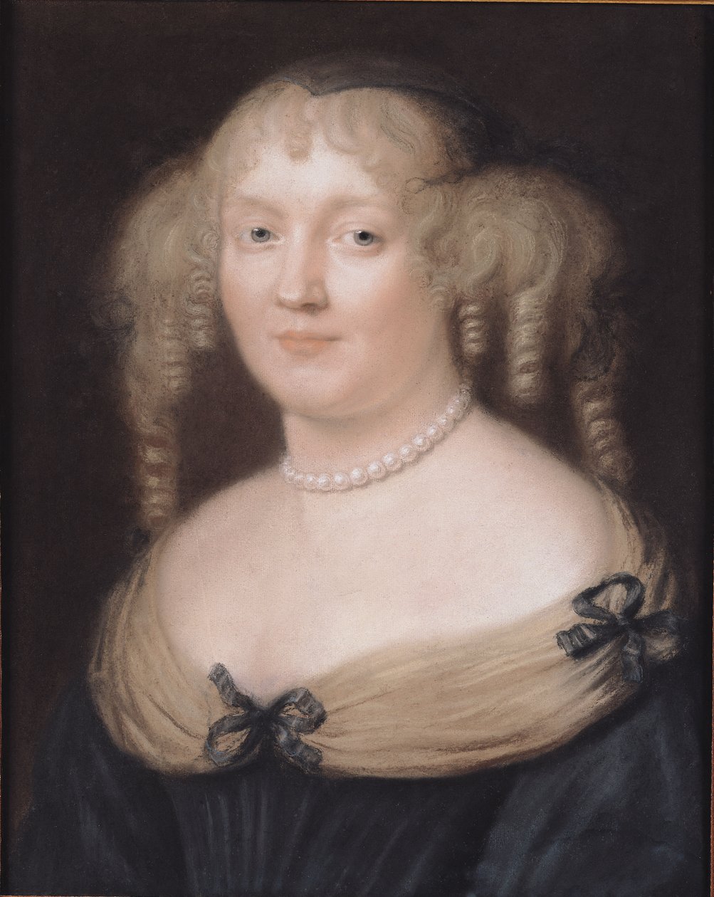 Rabutin-Chantal玛丽的肖像（1626-96）Marquise de Sevigne，c.1670（纸上粉彩） 作者 罗伯特·南特伊