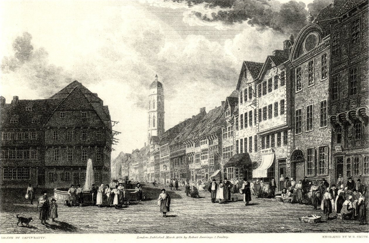 Goettingen Markt Weender Strasse 作者 罗伯特·巴蒂
