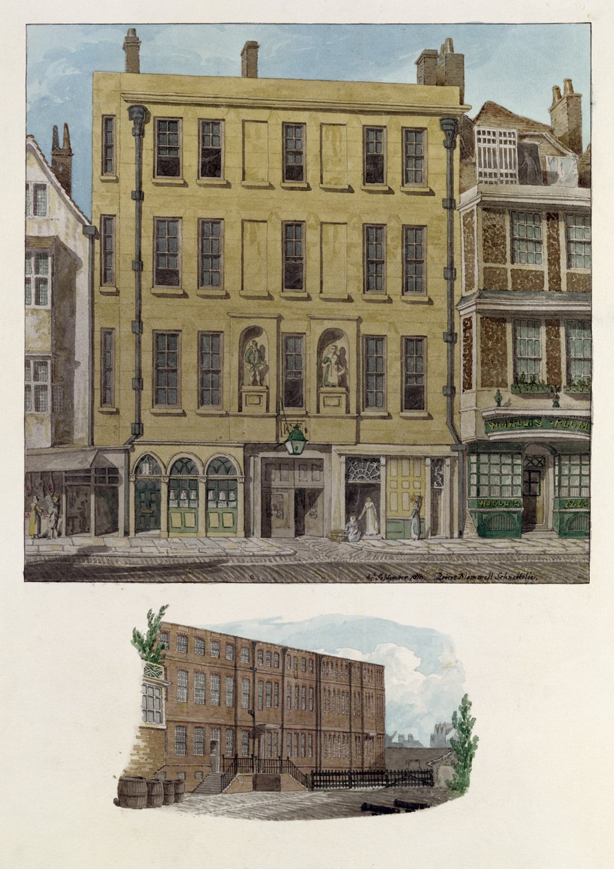 1816年Bishopsgate的工作室 作者 罗伯特·布莱默尔·施内伯贝利