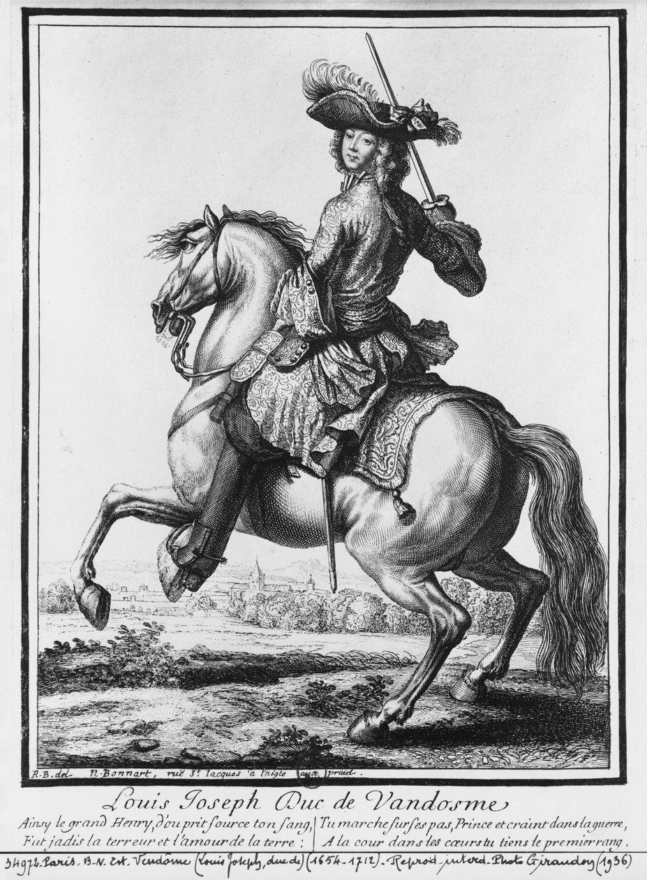 旺多姆公爵路易斯·约瑟夫·德·波旁（Louis Joseph de Bourbon）被称为“伟大的旺多姆” 作者 罗伯特·波纳特