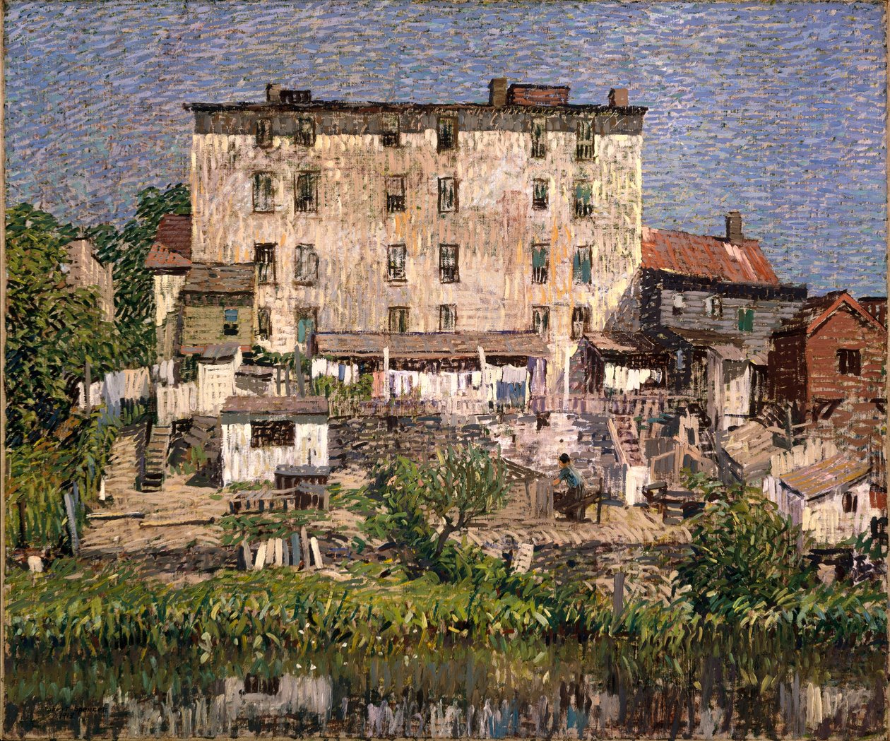 The White Tenement，1913 作者 罗伯特·斯宾塞