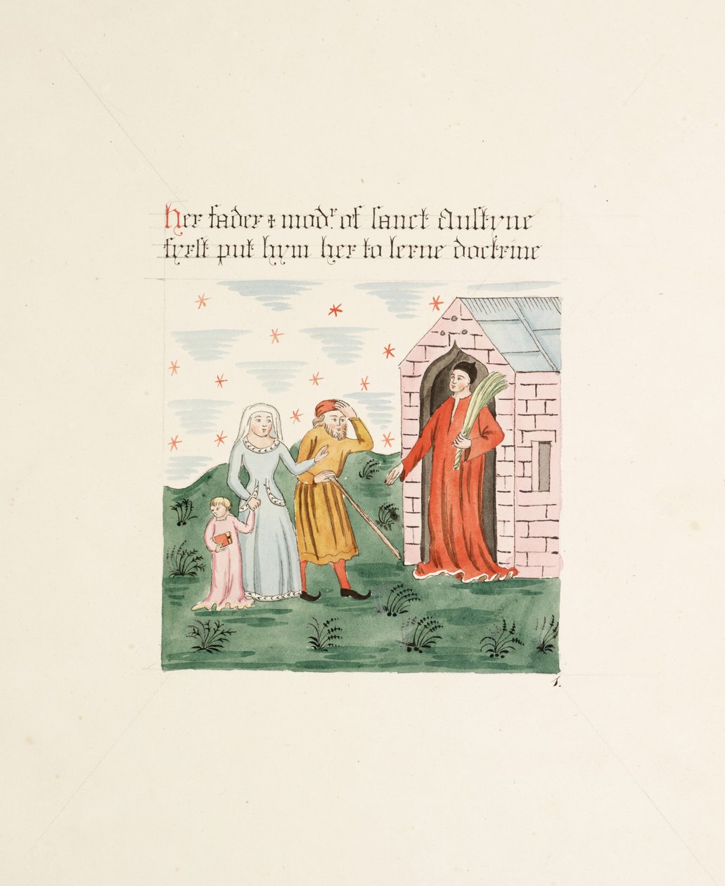 New Coll 380女士，f10r。 1795年由罗伯特·卡莱尔（Robert Carlile）绘制的圣玛丽大教堂，卡莱尔（Carlisle）的古物（纸笔和墨水纸） 作者 罗伯特·卡莱尔