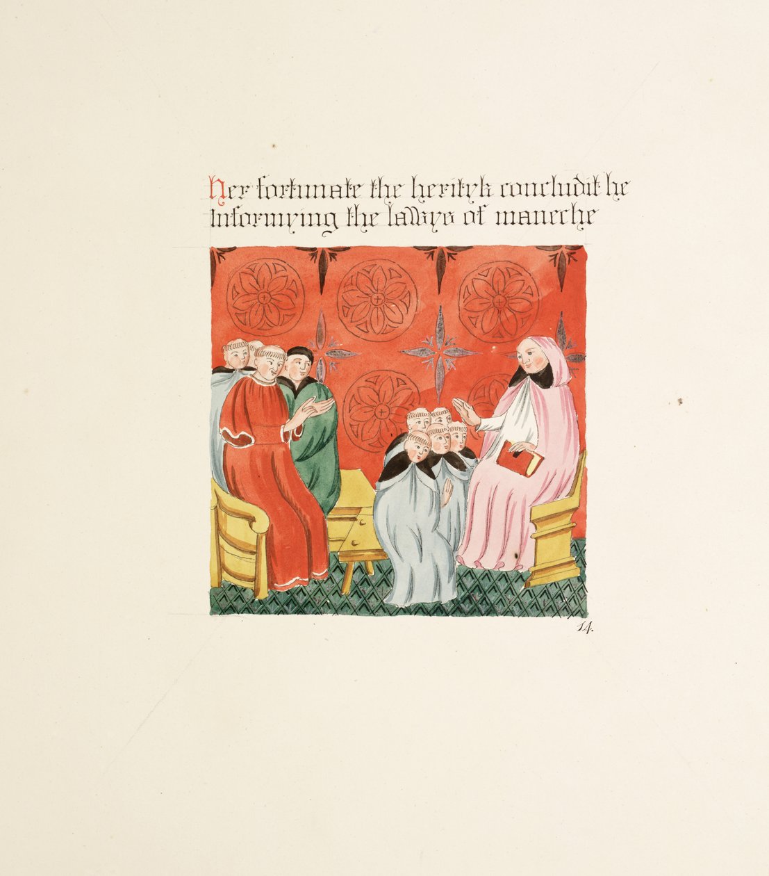 New Coll 380女士，f23r。 1795年由罗伯特·卡莱尔（Robert Carlile）绘制的圣玛丽大教堂，卡莱尔（Carlisle）的古物（纸笔和墨水纸） 作者 罗伯特·卡莱尔