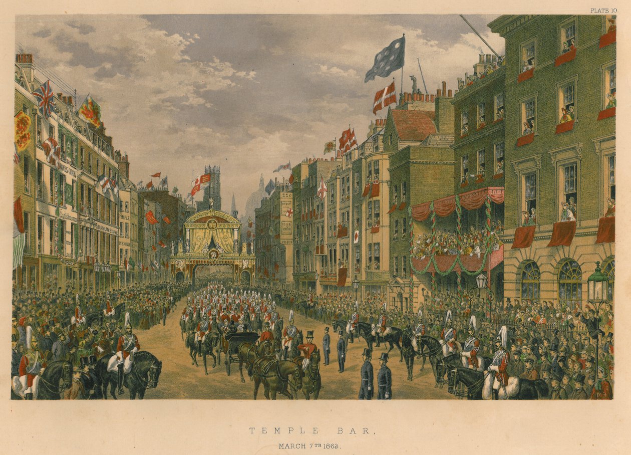 圣殿酒吧，1863年3月7日，1863年 作者 罗伯特·查尔斯·达德利
