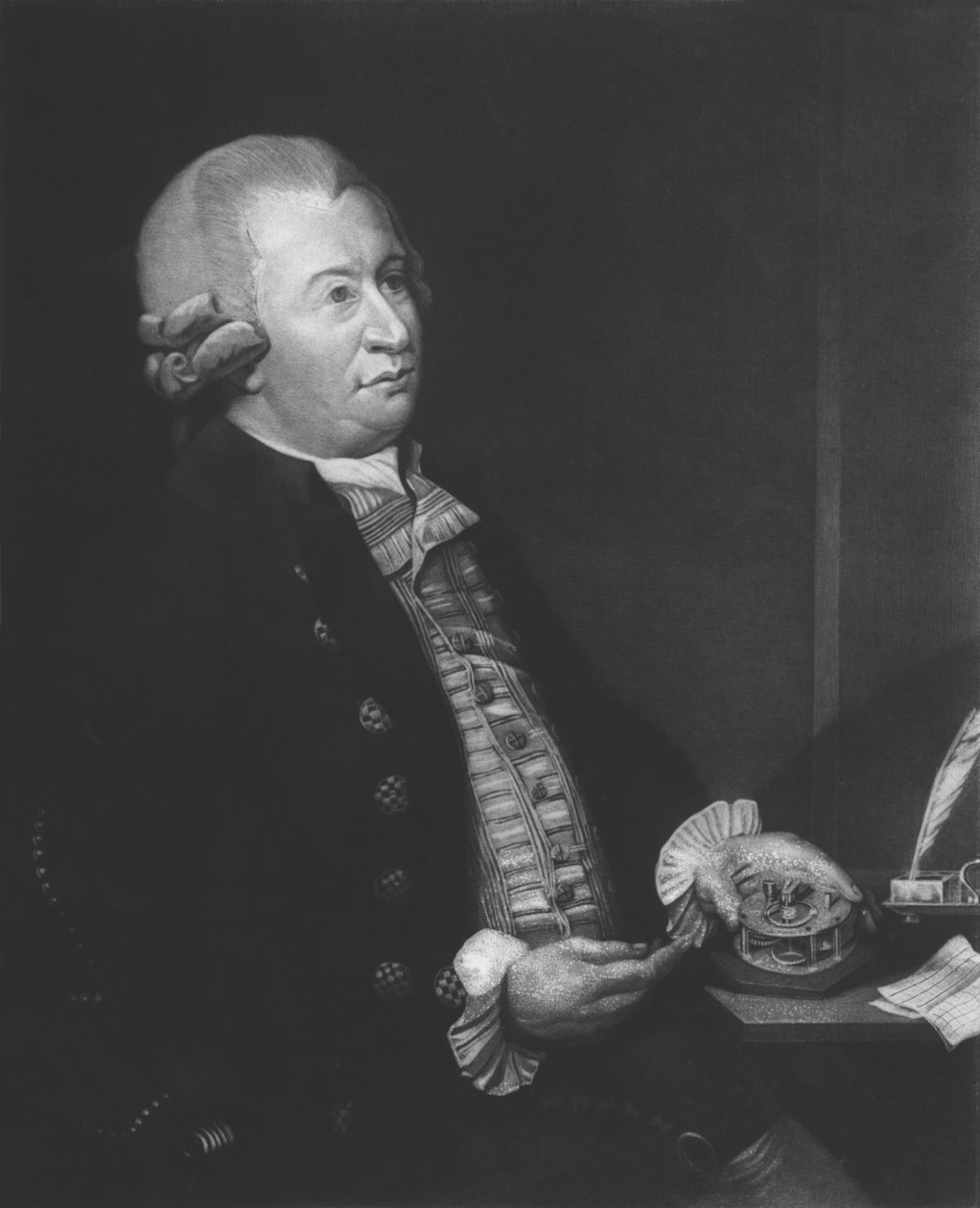 John Arnold（1736-99），由Reid雕刻 作者 罗伯特·戴维