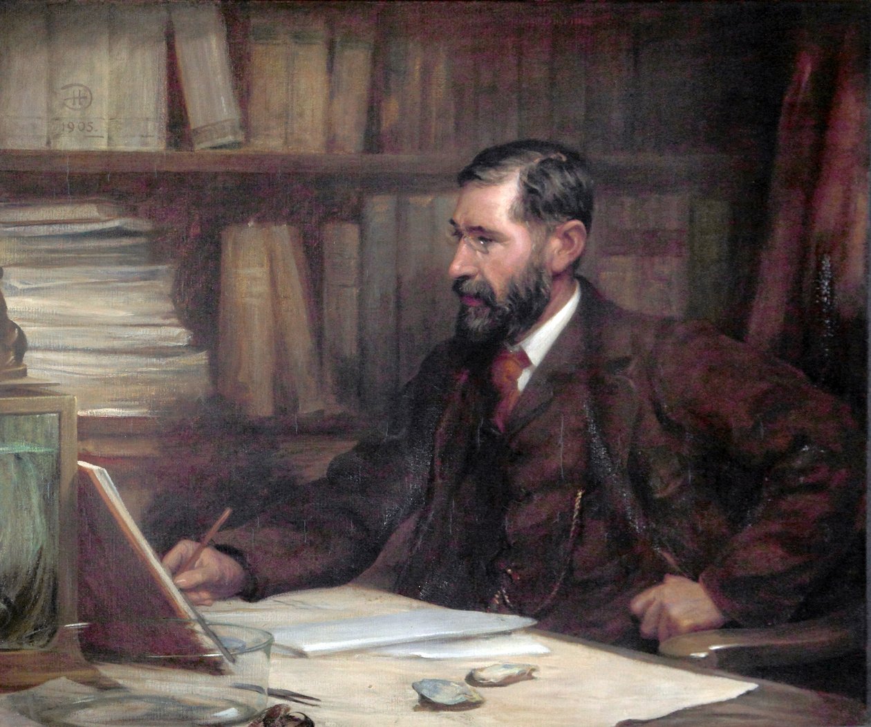 William Abbot Herdman教授，1905年 作者 罗伯特·杜丁斯通·赫德曼